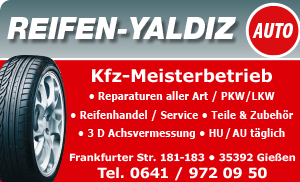 Reifen Yaldiz Auto Kfz Service 107x65mm